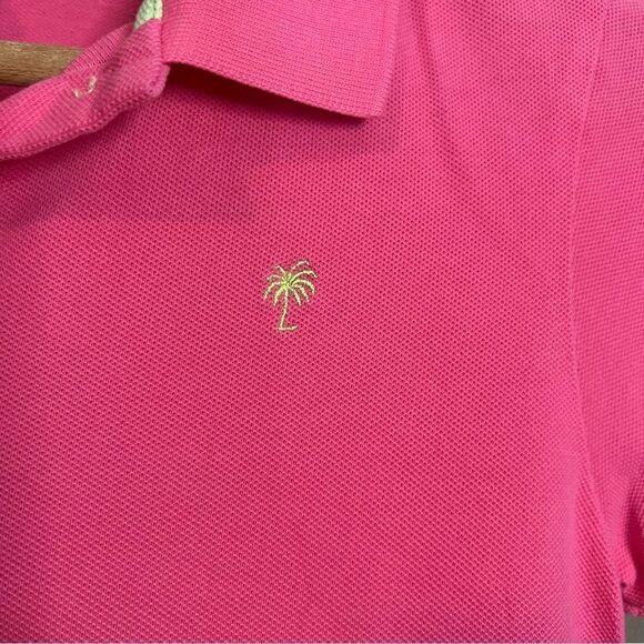 Lilly Pulitzer pink short  sleeve polo top - Picture 5 of 9